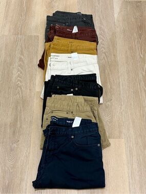 7 Pairs - J Crew Stretch 5 Pocket Pants